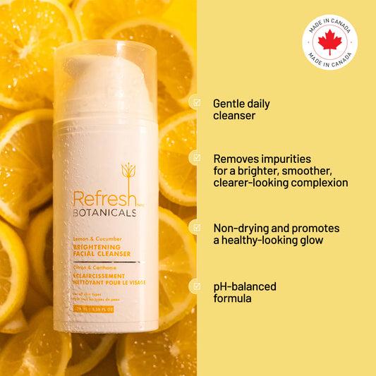 Brightening Facial Cleanser - Lemon & Cucumber - 100 mL