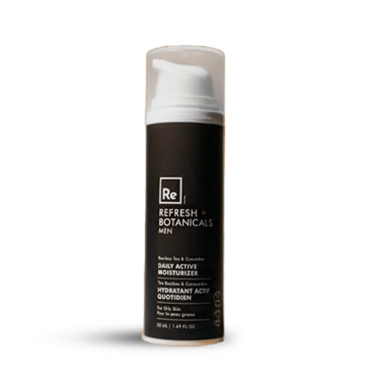 Daily Active Moisturizer - For Men, with Rooibos & Cucumber - 50 mL