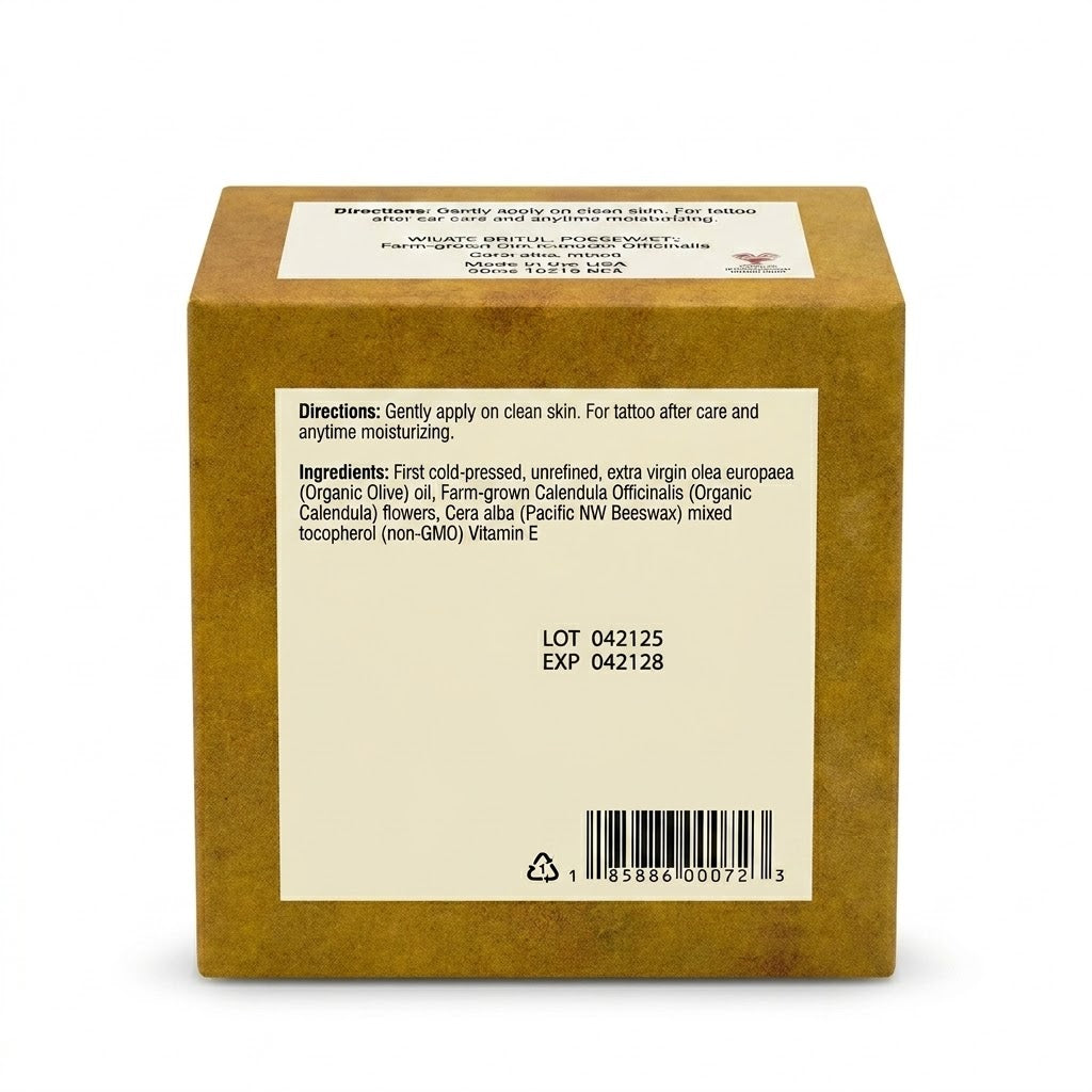 Ink Pot Calendula Tattoo Balm