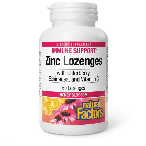 Zinc Lozenges, Honey Blossom - 60 Ct.