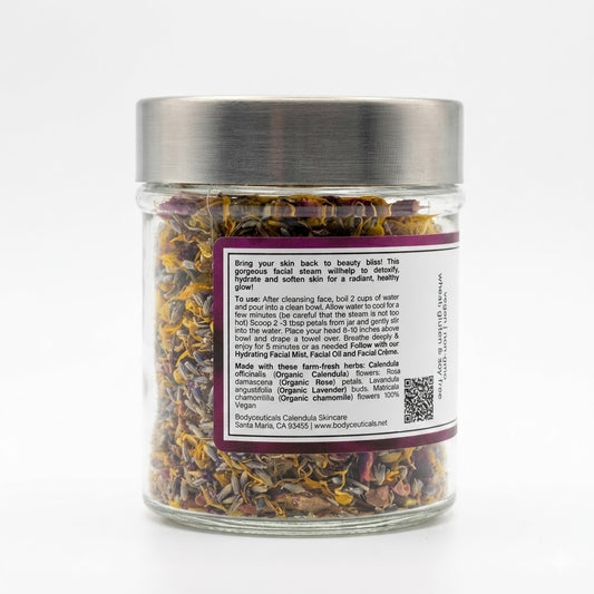 Rose and Calendula Calming Herbal Facial Steam