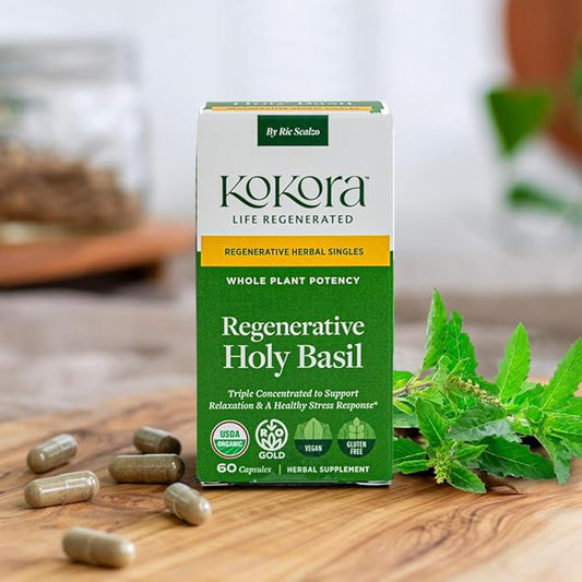 Regenerative Organic Certified Single - Holy Basil (60 ct)