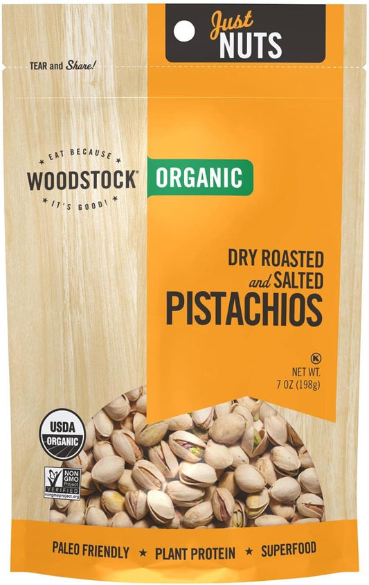 Pistachio Kernels Dry Roasted And Salted 9oz