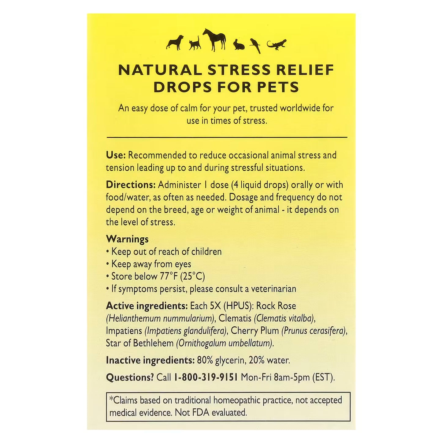 Rescue Remedy Pet 🐾 10ml Dropper