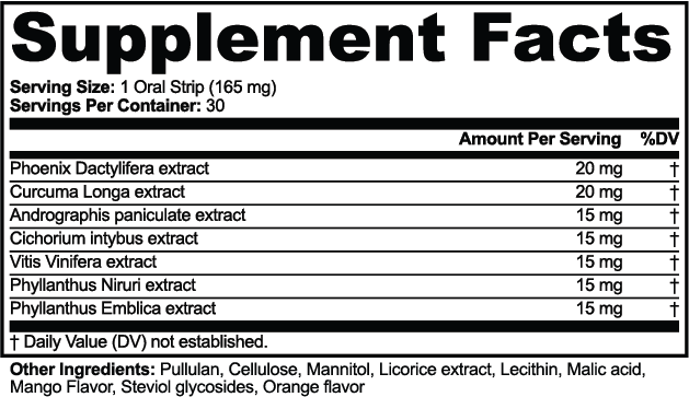 Hangover 30 Oral Strips