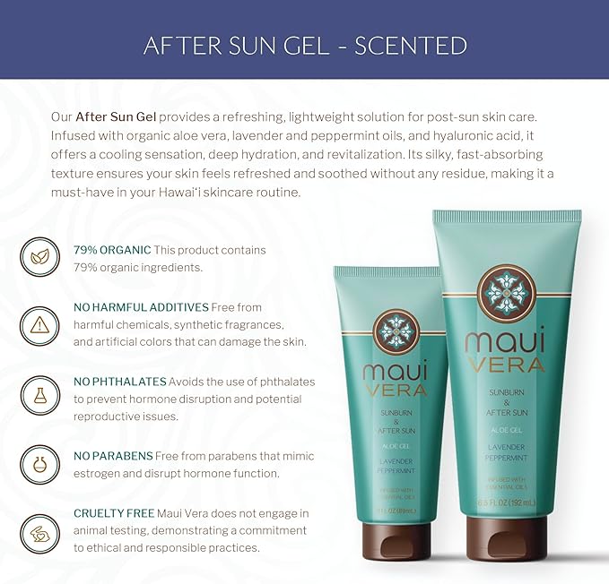 Sunburn & After Sun Gel - Maui Vera