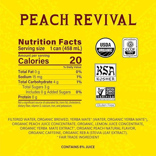 Peach Revival 20 Calories