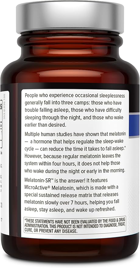 Melatonin-SR, 5 mg, 30 Vegicaps