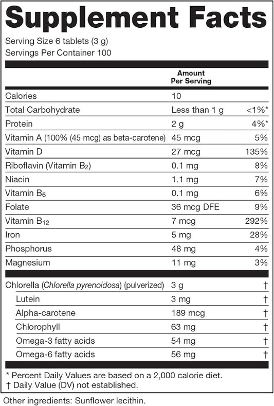 Sun Chlorella 500mg 600 Tab