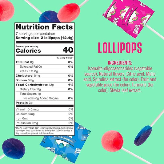 SMSW Watermelon Raspberry lollipops