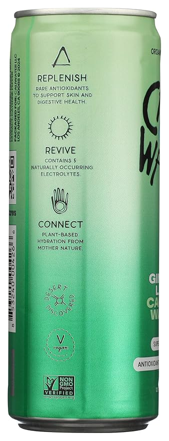 Ginger Lime Cactus Water 12 Oz