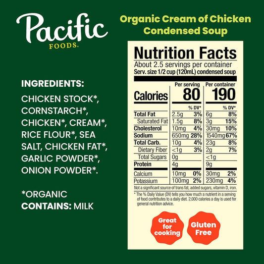 Pacific Foods Organic Cream of Chicken Soup, 10.5 oz