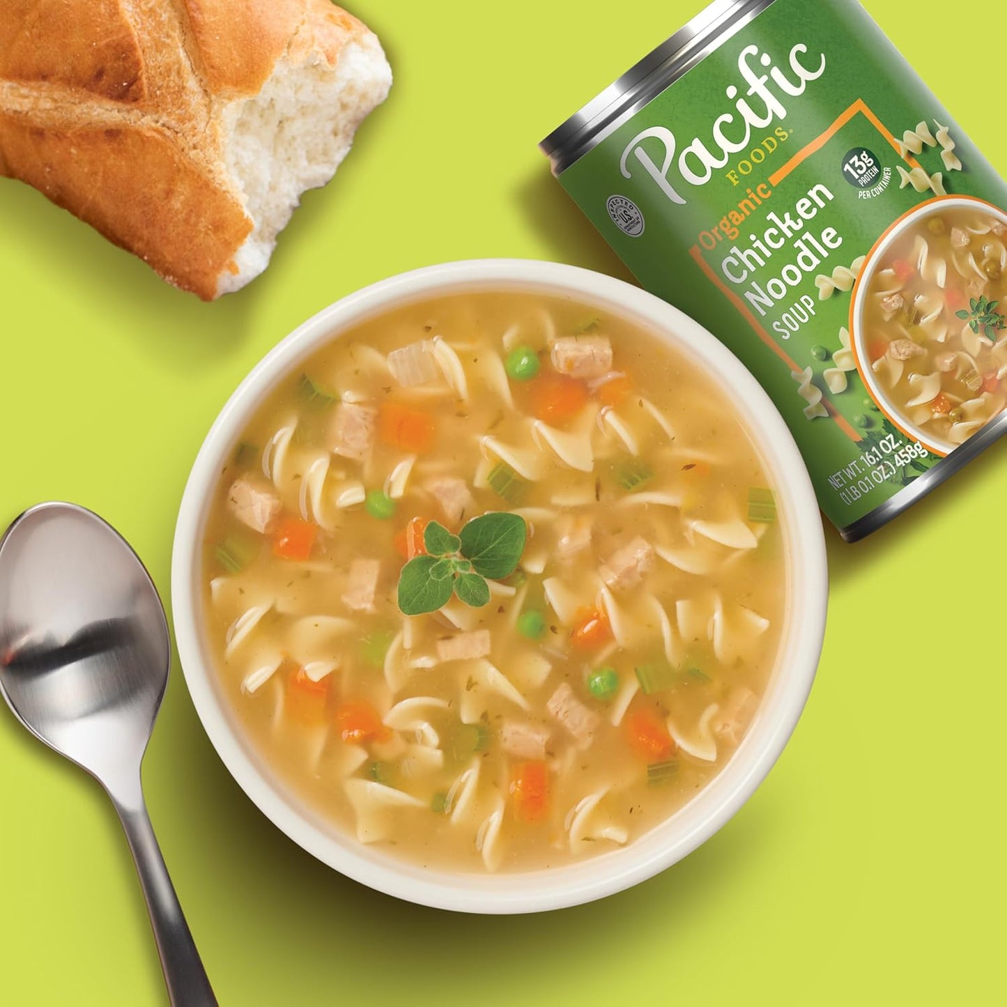 Pacific Foods, Soup Chicken Noodle Organic, 16.1 oz
