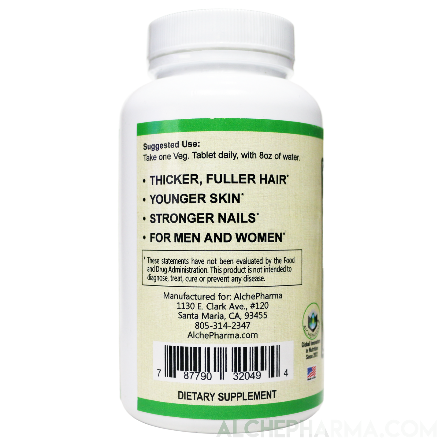 AP Hair Skin Nails Pro Series ( Bonita - Revytalz 5 Blend) - Rapid Response Vegan Tablet-Hair Skin Nails-AlchePharma