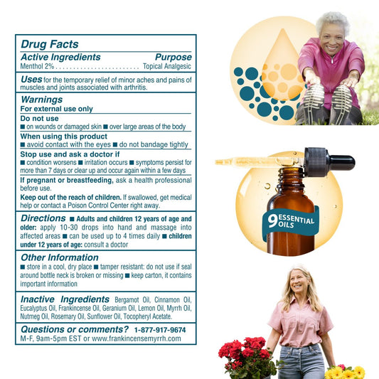 Arthritis Pain Relief Rubbing Oil