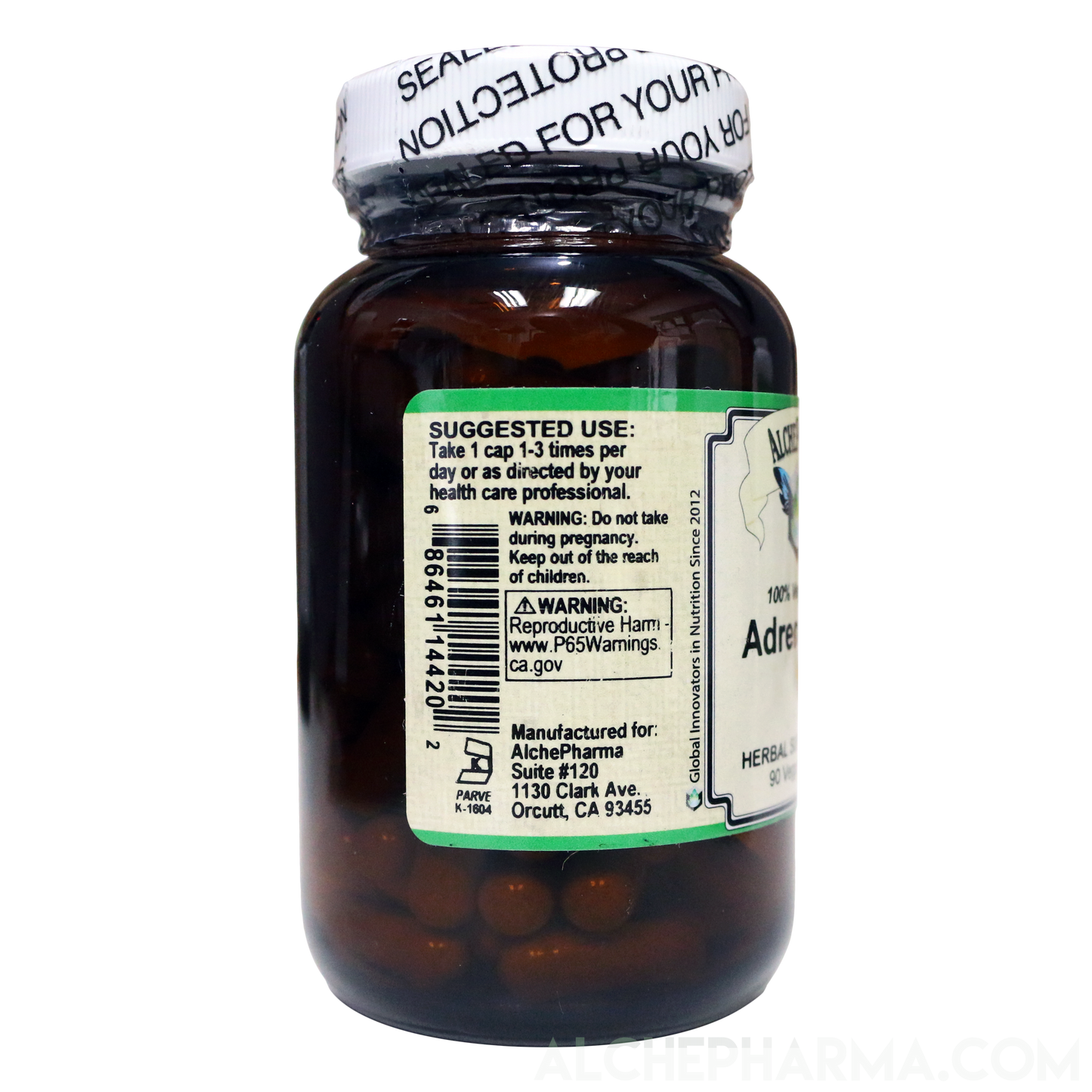 Adrenal Rx Powder Capsules Adaptogen Blend-Vitamins & Supplements-AlchePharma