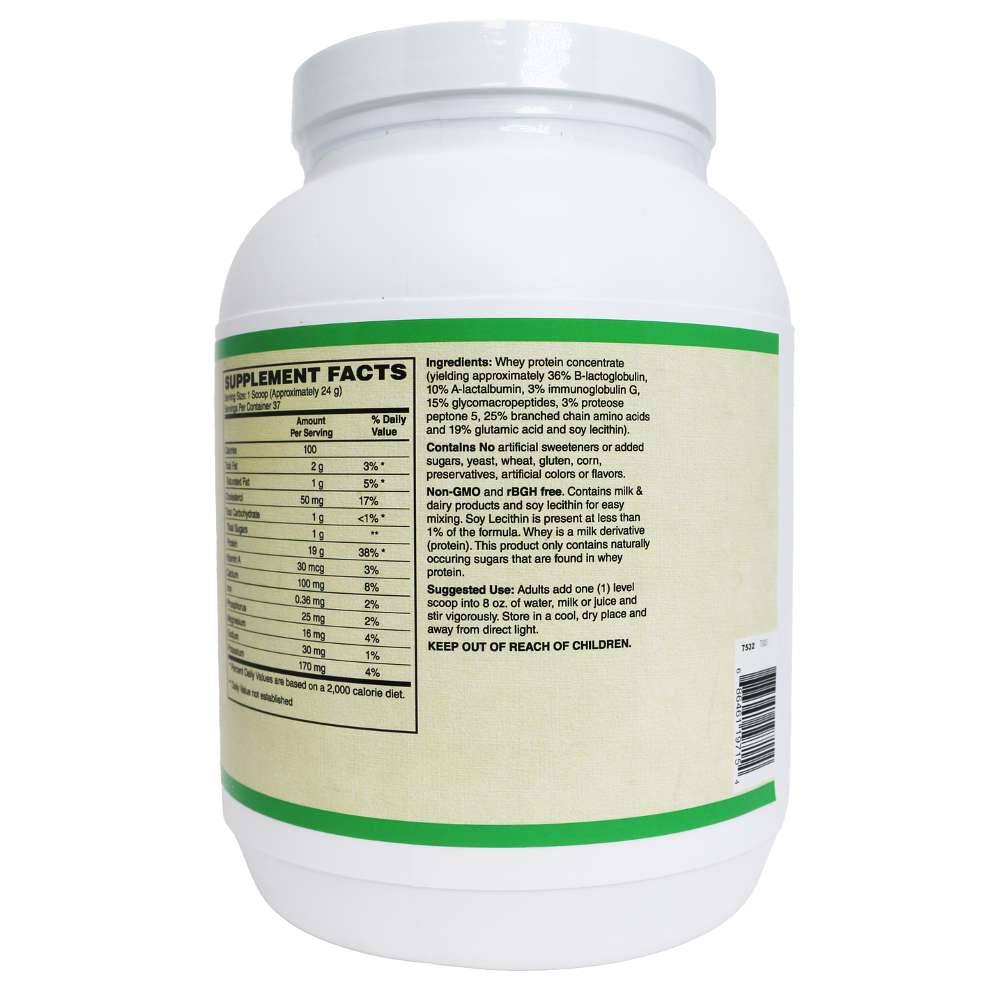AlchePharma Premium Whey Blend (Concentrate & Isolate) - Natural Vanilla (Copy)-Protein Powders-AlchePharma