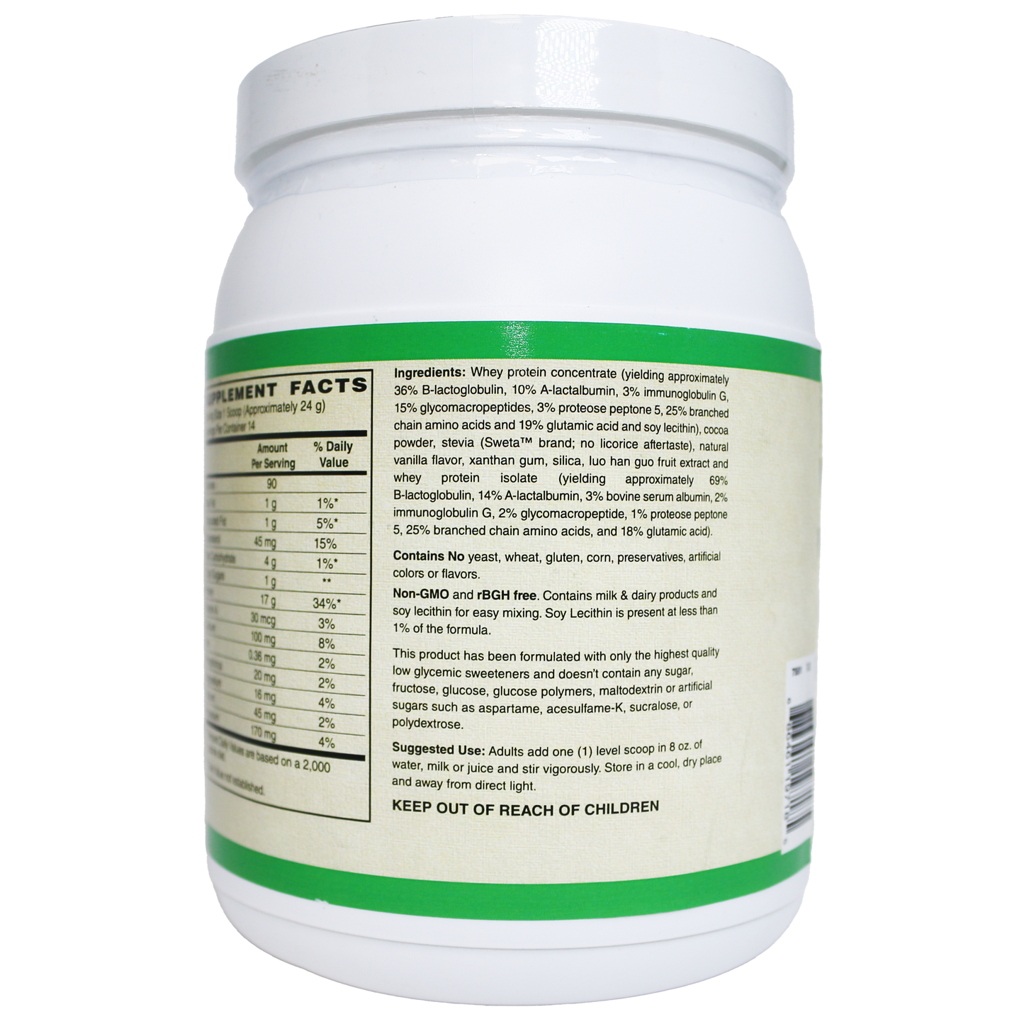 AlchePharma Premium Whey Blend (Concentrate & Isolate) - Natural Chocolate-Protein Powders-AlchePharma