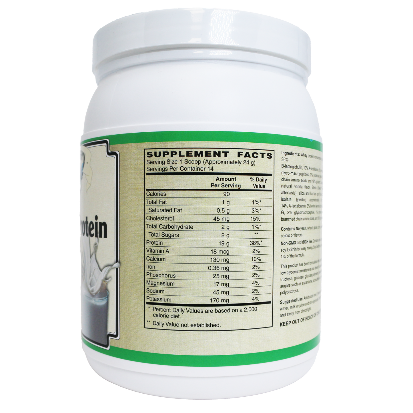 AlchePharma Premium Whey Blend (Concentrate & Isolate) - Natural Vanilla-Protein Powders-AlchePharma