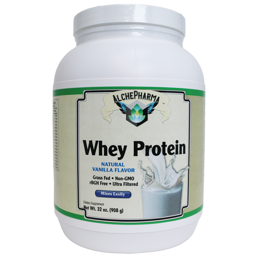 AlchePharma Premium Whey Blend (Concentrate & Isolate) - Natural Vanilla-Protein Powders-AlchePharma