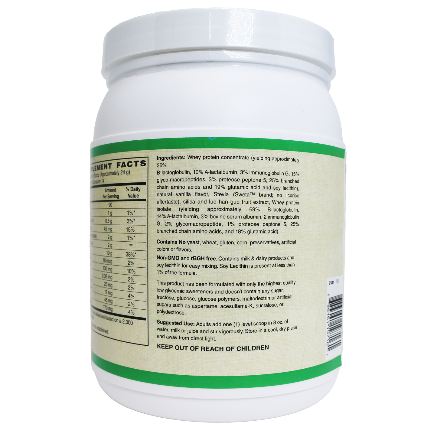 AlchePharma Premium Whey Blend (Concentrate & Isolate) - Natural Vanilla-Protein Powders-AlchePharma