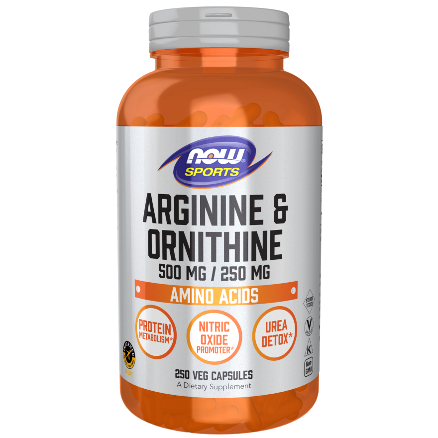 Arginine & Ornithine 500 mg / 250 mg Veg Capsules-Amino Acids-AlchePharma
