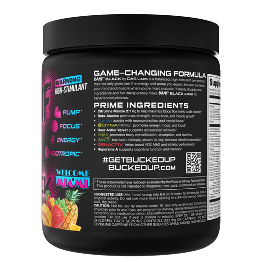 BAMF Black Pre-Workout