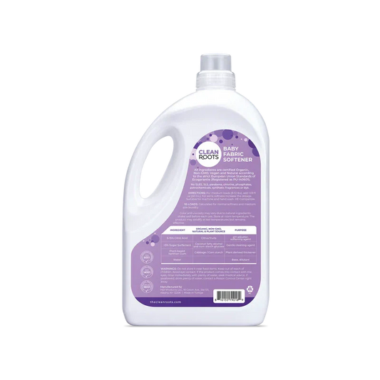 Baby Fabric Softener 92.9 Fl. Oz. (Plant-Based Organic Scent-Free & Hypoallergenic)-Fabric Softener-AlchePharma