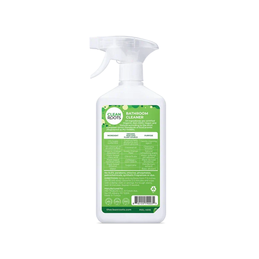 Bathroom Cleaner 16.9 Fl. Oz. Spray (Plant-Based All Natural Organic Orange)-Bathroom Cleaner-AlchePharma