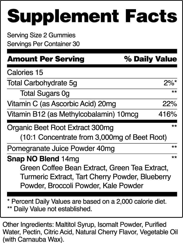 Heart Beets Gummies 60Ct
