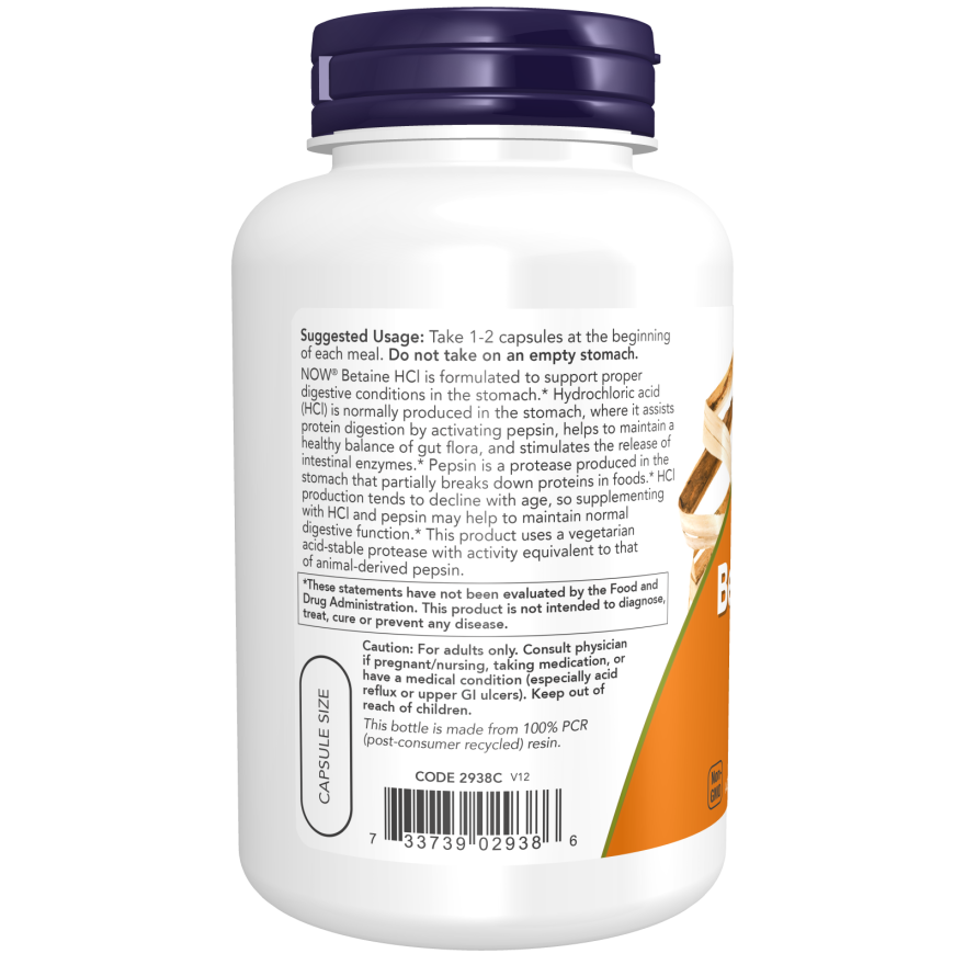BETAINE HCL 120 VCAPS-Digestive Support-AlchePharma