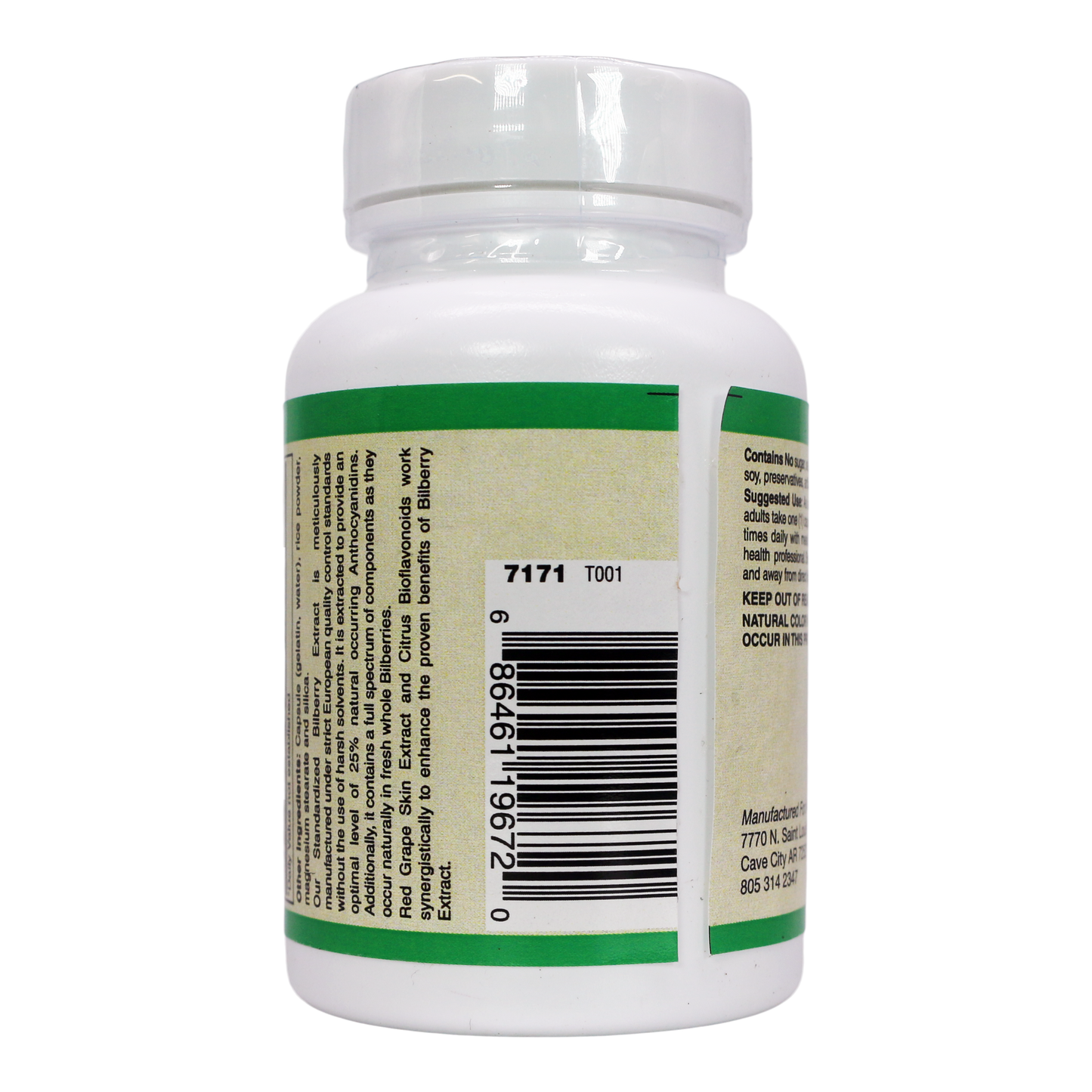 Bilberry Extract Plus 25% Anthocyanidins European Standardized-Bilberry-AlchePharma