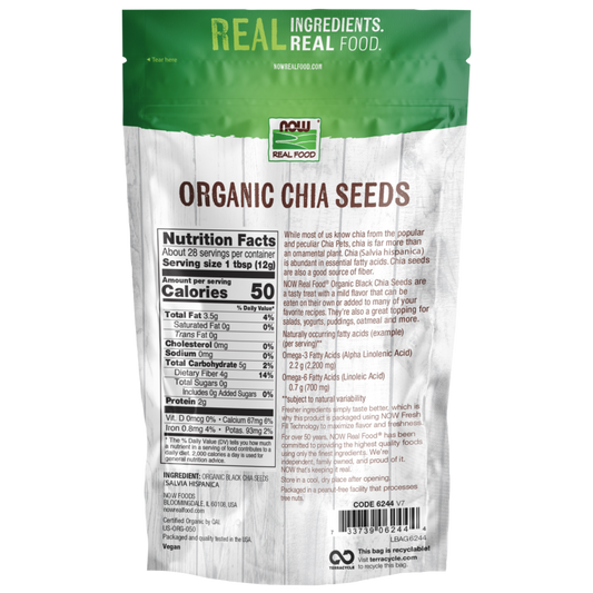 Black Chia Seeds, Organic-Natural Foods-AlchePharma