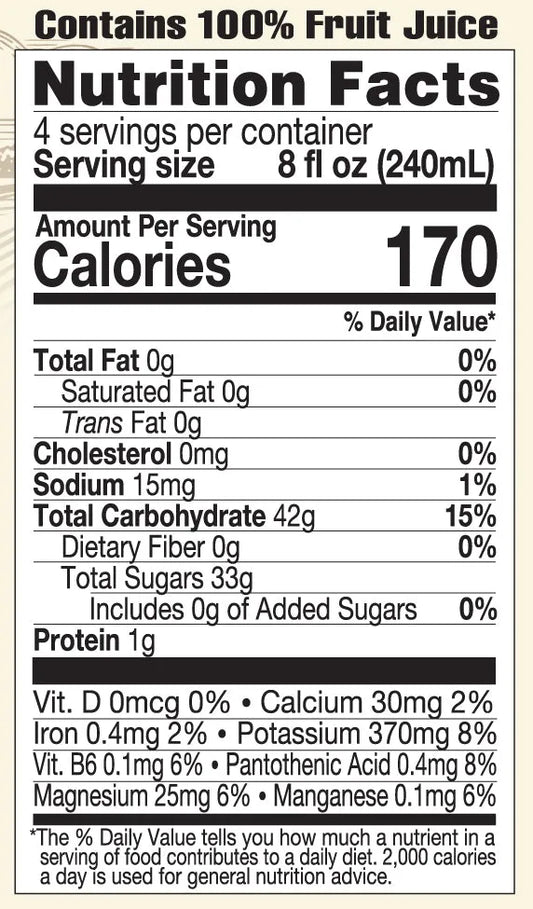 Pure Black Cherry Juice - Organic - 32 Fl. Oz.