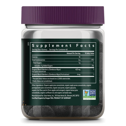 Black Elderberry Gummies Kids Daily