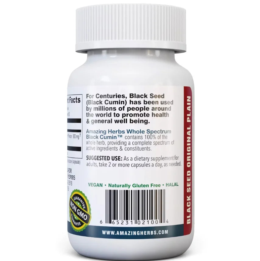Whole Spectrum⢠Black Seed Original Plain