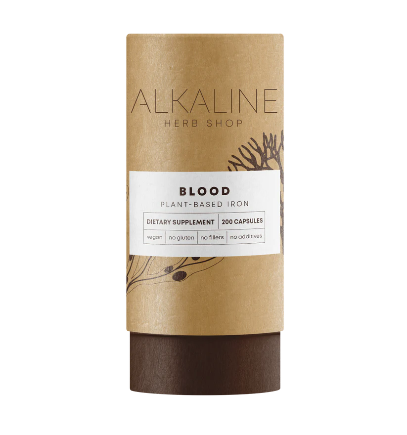 Blood Supplement - Plant-Based Iron - 200 Capsules