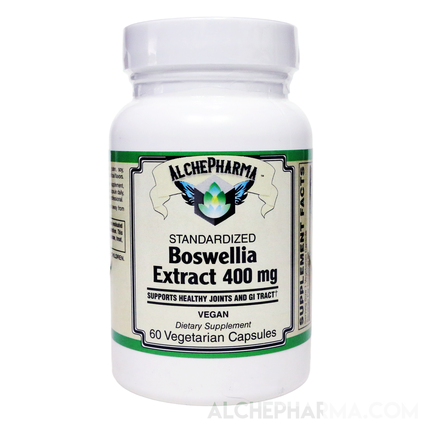 Boswellia Extract 400 mg - Standardized to 70% Boswellic acids ( Vegan )-Herbs-AlchePharma
