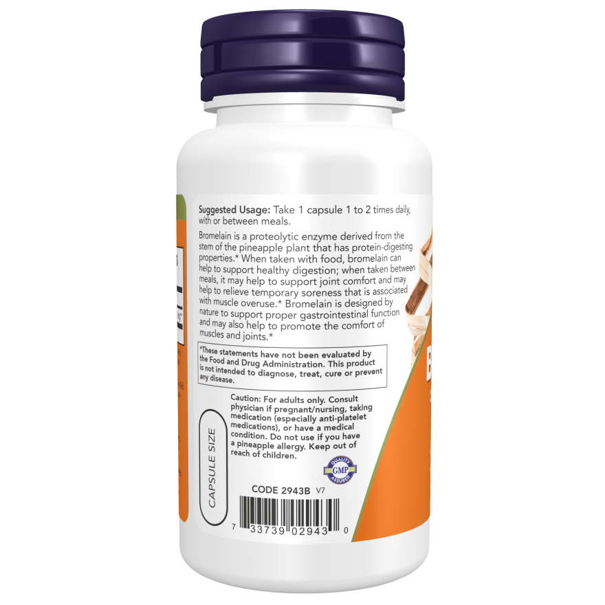 Bromelain 500 mg Veg Capsules-Digestive Support-AlchePharma