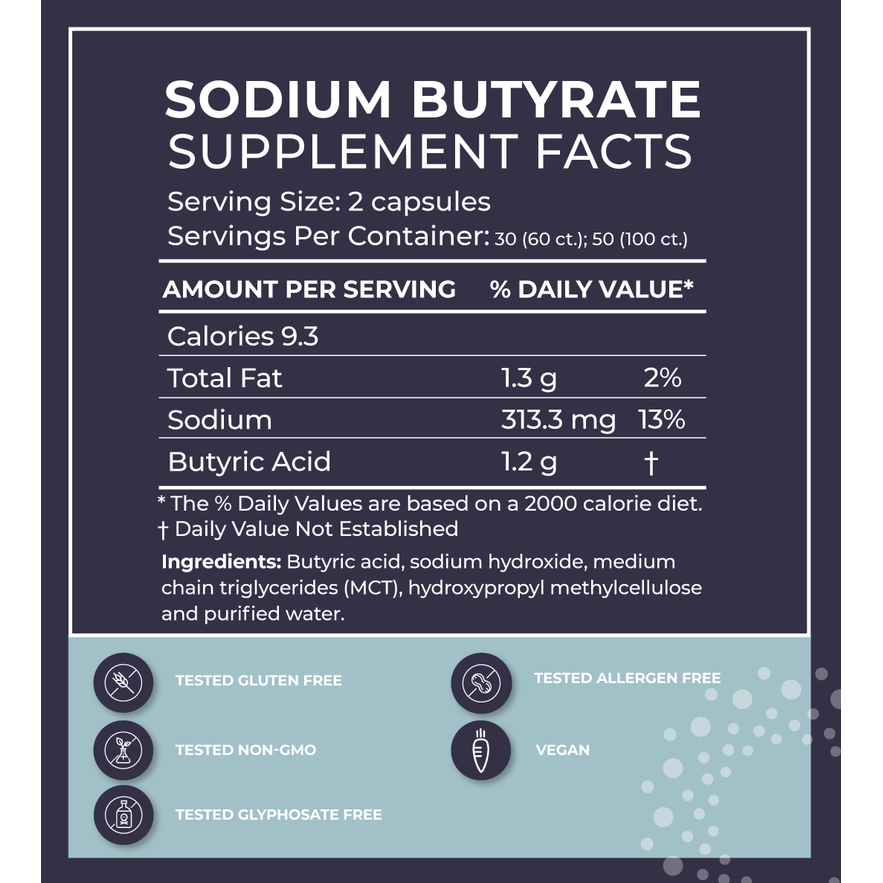 Butyrate: Gut Health Supplement-Gut Health-AlchePharma