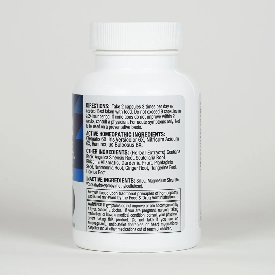 Clear Cold Sores, Shingles and U.T.I.'s - Homeopathic Formula - 60 Capsules