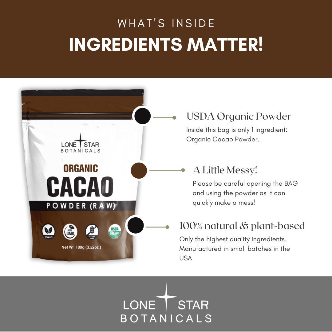 Cacao - Powder Raw – 100g