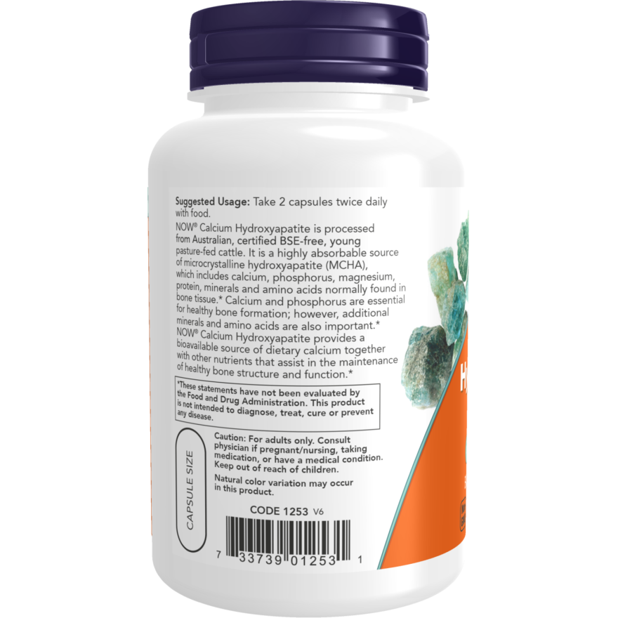 Calcium Hydroxyapatite 120 Capsules-Minerals-AlchePharma