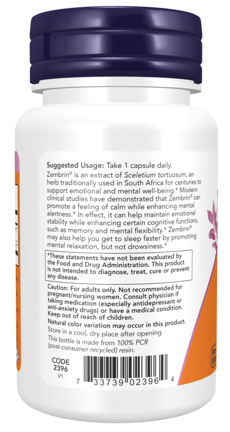 SALE! Calm & Focus with Zembrin® & GABA Veg Capsules (Copy)