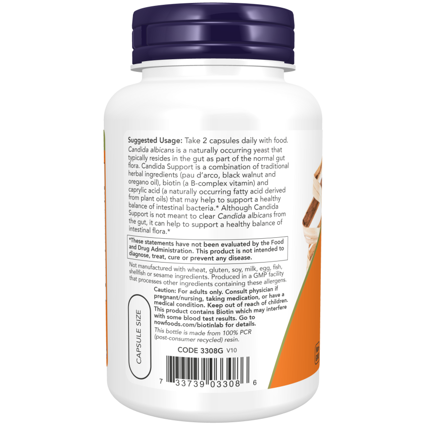 Candida Support Veg Capsules-Digestive Support-AlchePharma