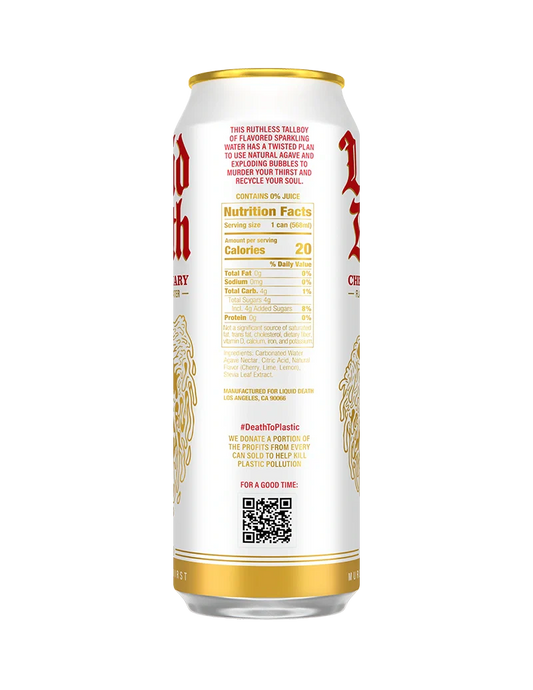 Cherry Obituary Sparkling Water