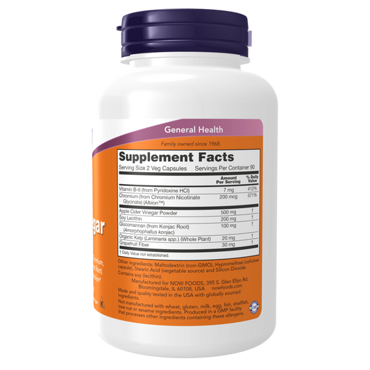 Cider Vinegar Veg Capsules-Weight Maintenance-AlchePharma