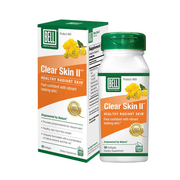 Clear Skin II 90 Softgels (Formula #69)-Hair Skin Nails-AlchePharma