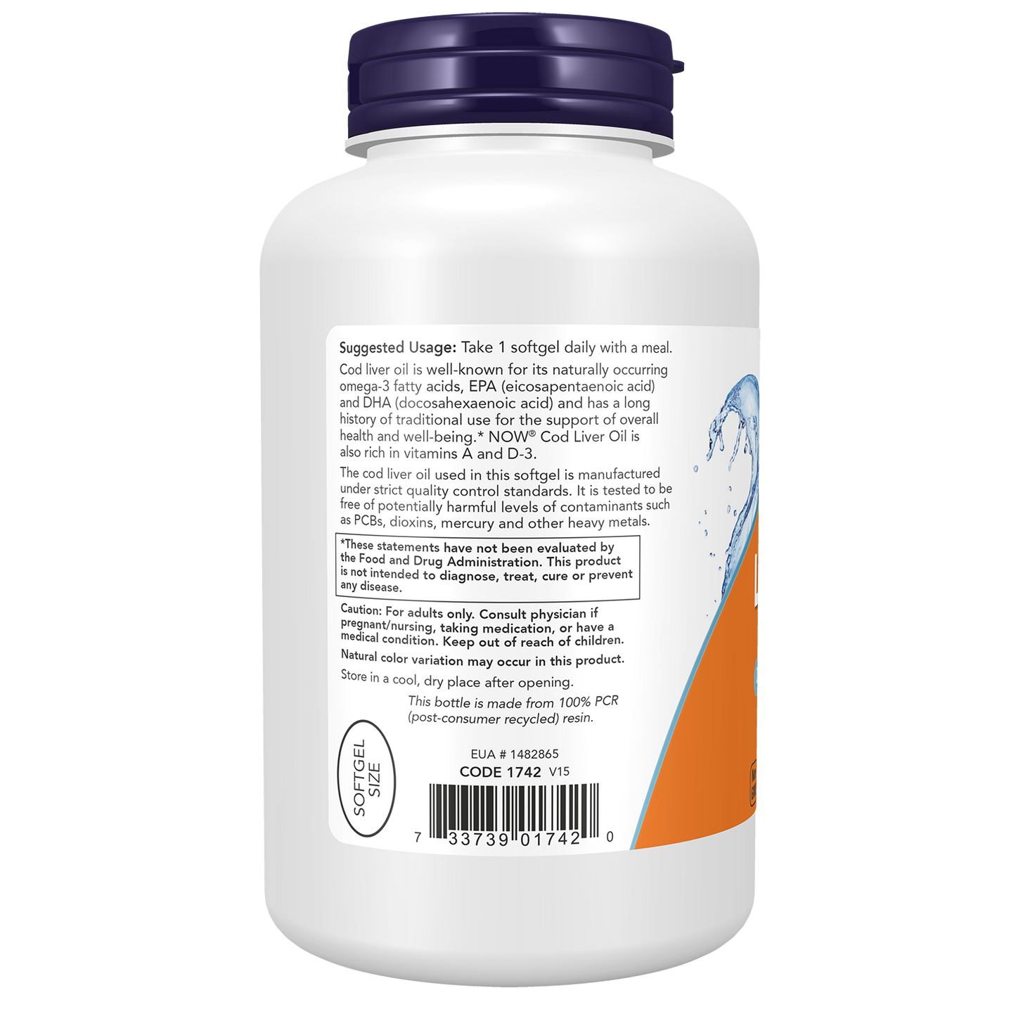 Cod Liver Oil 650 mg Softgels-Nutritional Oils-AlchePharma