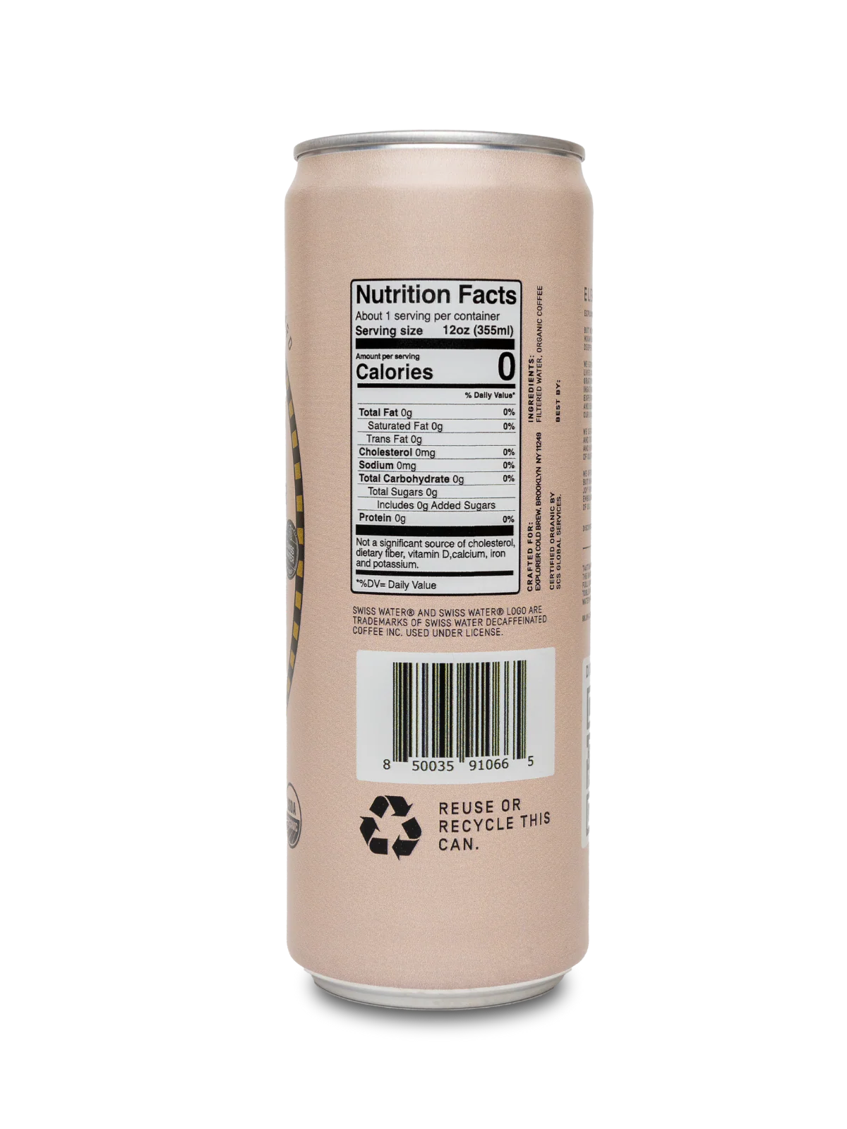 The Daydreamer Black & Unsweetened 12oz